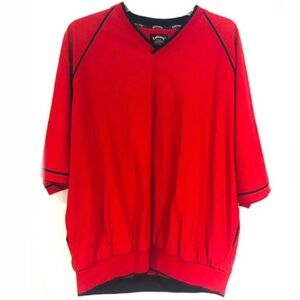 CALLAWAY GOLF PULL OVER TOP W/ POCKETS & LINED